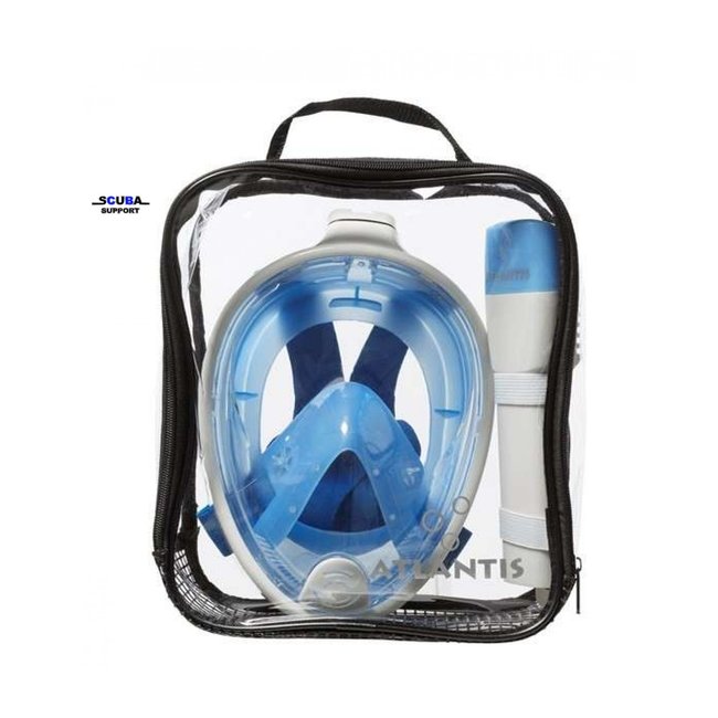 Atlantis Atlantis Full Face Snorkelmask White/Blue