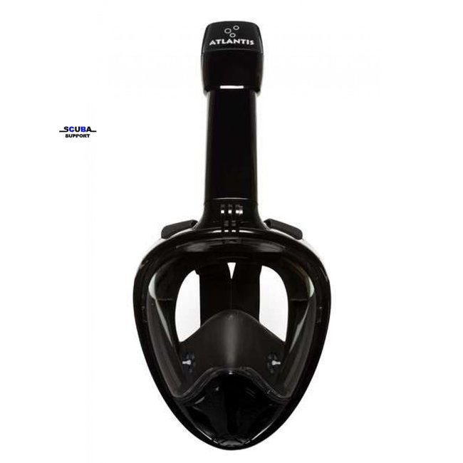Atlantis 2.0 Full Face Snorkelmask Black