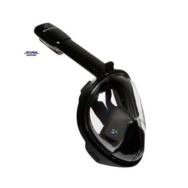 Atlantis 2.0 Full Face Snorkelmasker Black