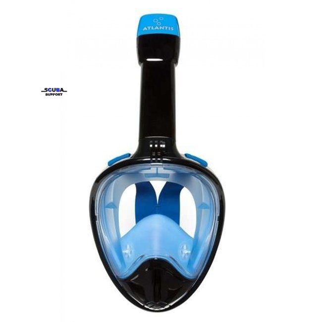 Atlantis 2.0 Full Face Snorkelmask Black/Blue