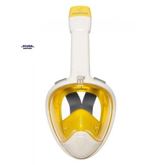 Atlantis 2.0 Full Face Snorkelmasker White/Yellow