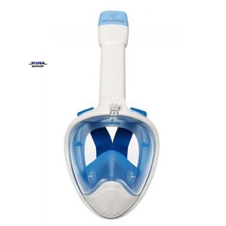 Atlantis 2.0 Full Face Snorkelmasker White/Blue