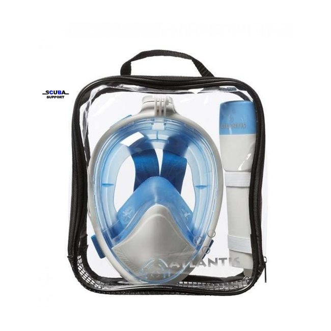 Atlantis 2.0 Full Face Snorkelmasker White/Blue