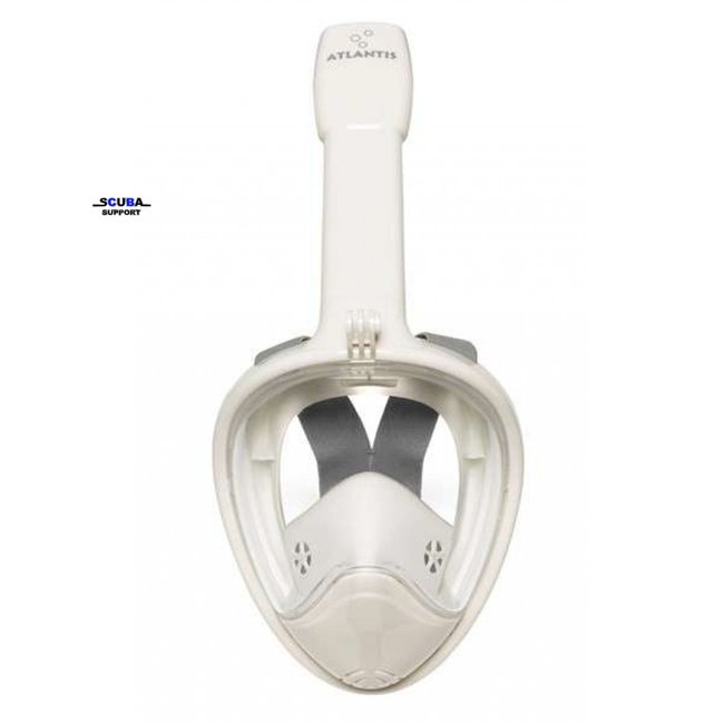 Atlantis 2.0 Full Face Snorkelmasker White