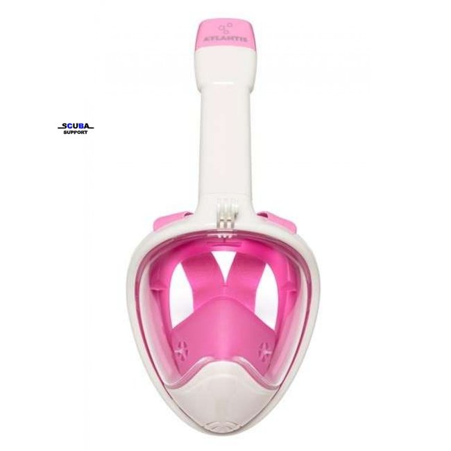 Atlantis 2.0 Full Face Snorkelmasker White/Pink