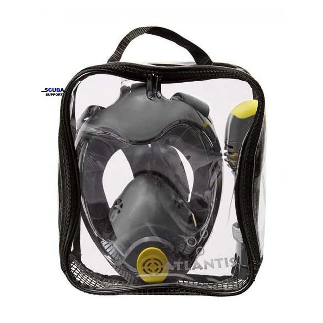 Atlantis TriTon Full Face Snorkelmasker Grey/Lime