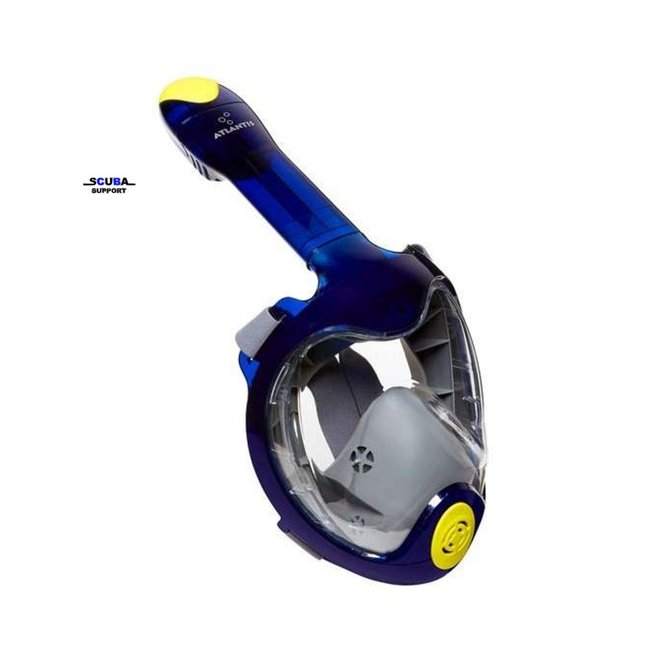 Atlantis Atlantis TriTon Full Face Snorkelmasker Blue/Lime S-M