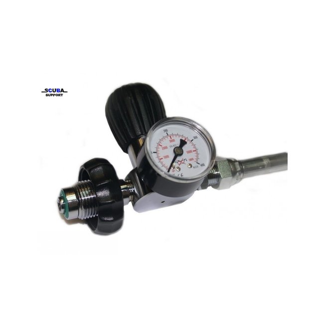 DirZone Fill Whip / Decanting hose DIN-DIN incl pressure gauge 500cm