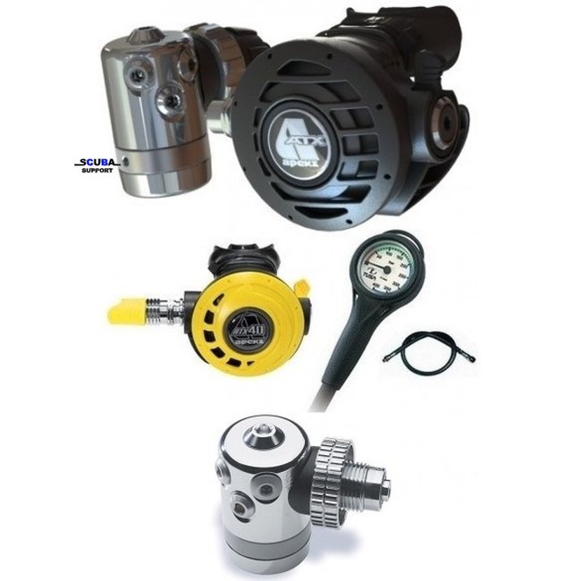 Apeks Atx40 Ds4 automatenset met manometer