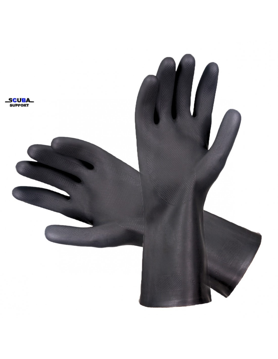 magnifiek Daarom converteerbaar Droogpak handschoenen Marigold Black Heavyweight G17K - Scuba Support