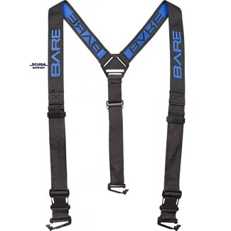 Bare Embroidered Drysuit Suspender Kit 3-Way