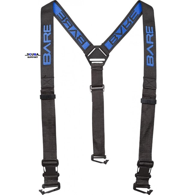 Bare Embroidered Drysuit Suspender Kit 3-Way