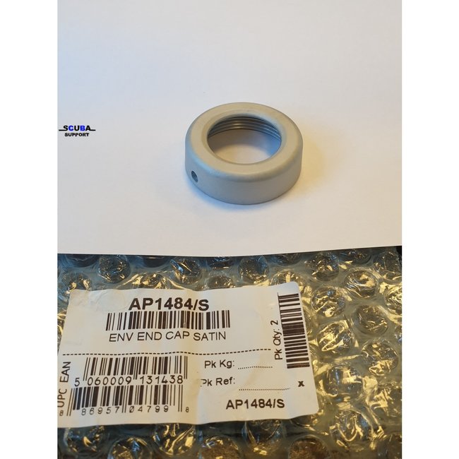 Apeks Environmental end cap satin AP1484/S