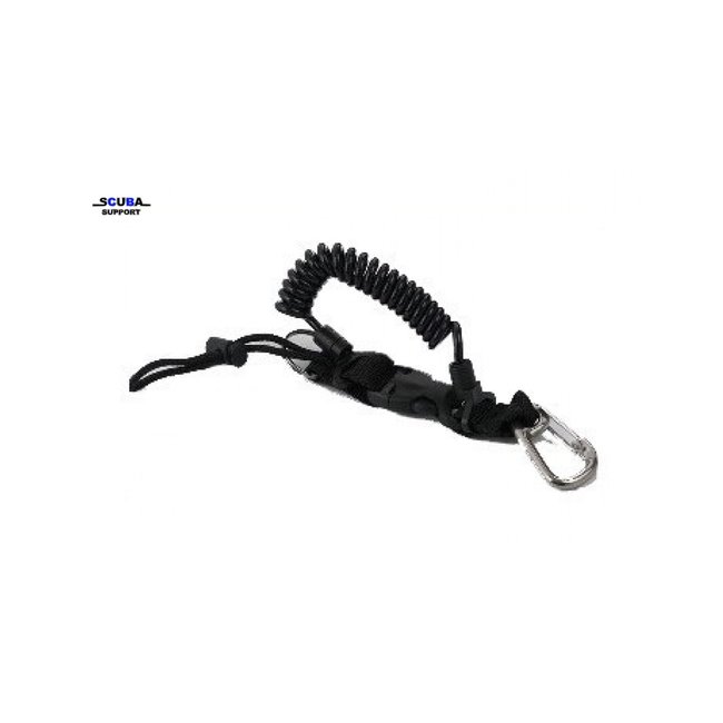 Spiraalkoord met metalen haak