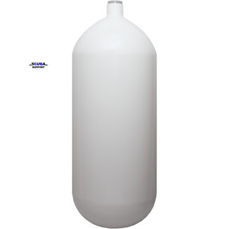 DirZone Mono cylinder staal 12 ltr. "SHORT", zonder kraan