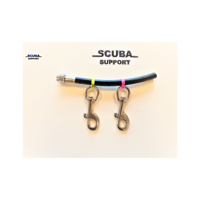 Scuba Support Caveline Nylon 50 mtr / 2 mm fluorgeel
