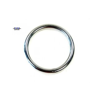 Scuba Support Ring stainless steel 6 mm x 40 mm