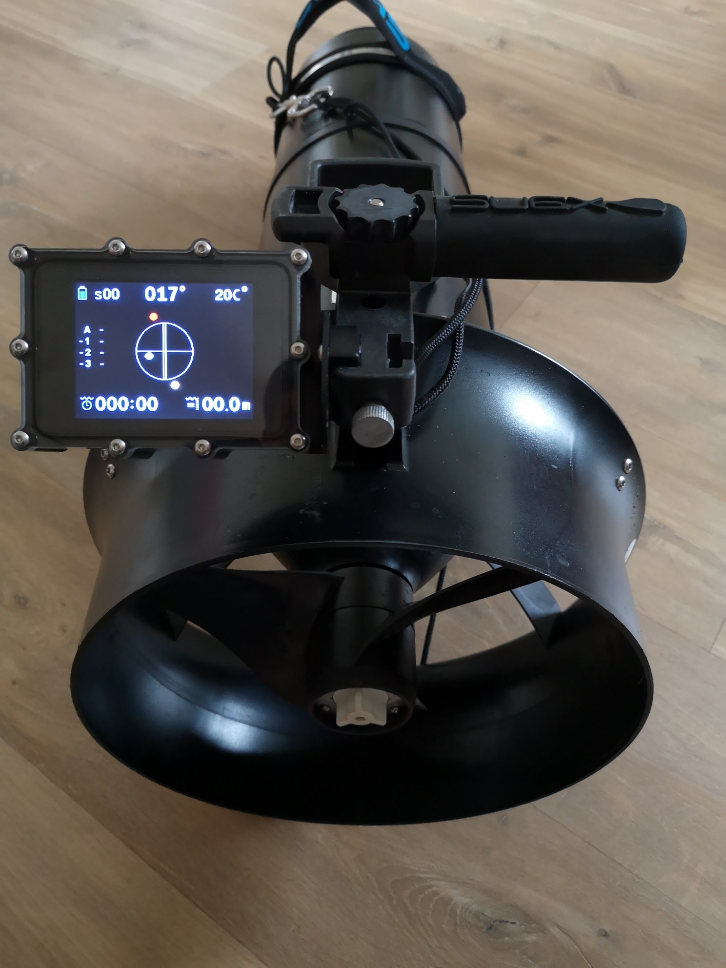 K22 Compass with GPS function for DPV Scuba Support