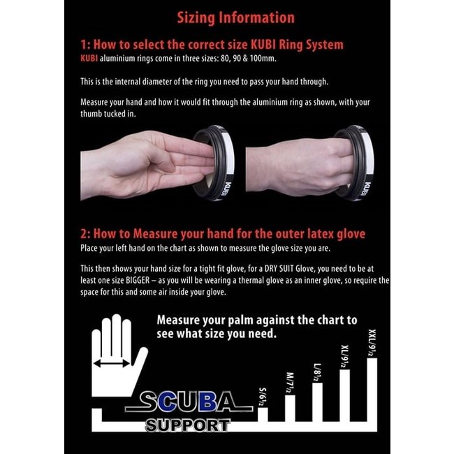 Kubi Dry Gloves ringsystem