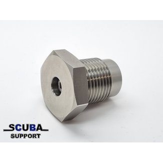 Scuba Support Gas saver - with pressure release  stainless steel