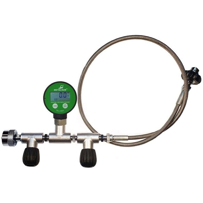 Metalsub Metalsub Oxygen Equalizer Nevoc Din To Din 200/300 Flow Control Digital Pg 2 m