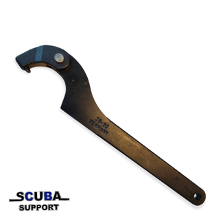 Scuba Support Verstelbare haaksleutel / C spanner tool (pin 4mm)