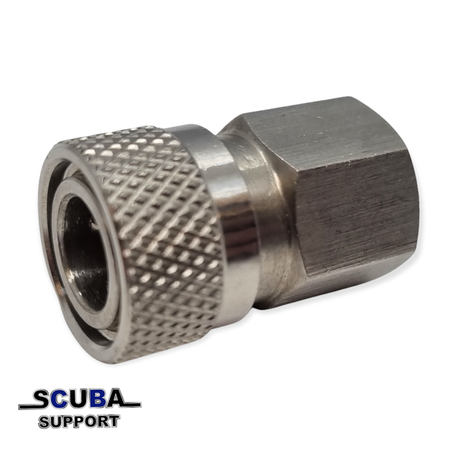 Scuba Support PCP Snelkoppeling Foster Female Binnendraad RAM 1/8NPT