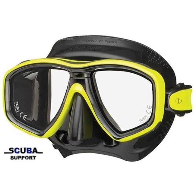 Tusa M212 Ceos Diving mask with black silicone