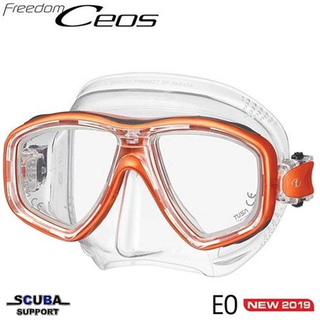 Tusa M212 Ceos Duikmasker met helder silicoon