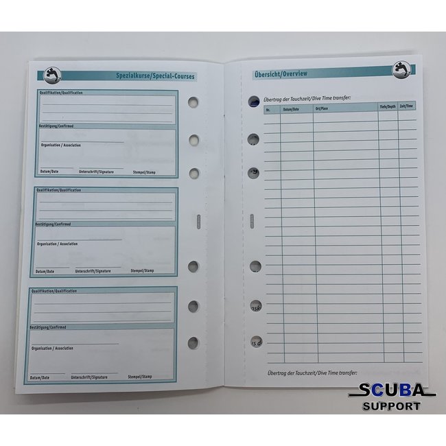 Sub-book logboek comfort