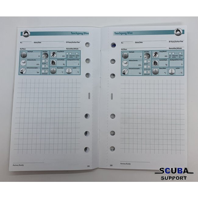Sub-book logbook comfort