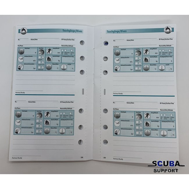 Sub-book logbook comfort