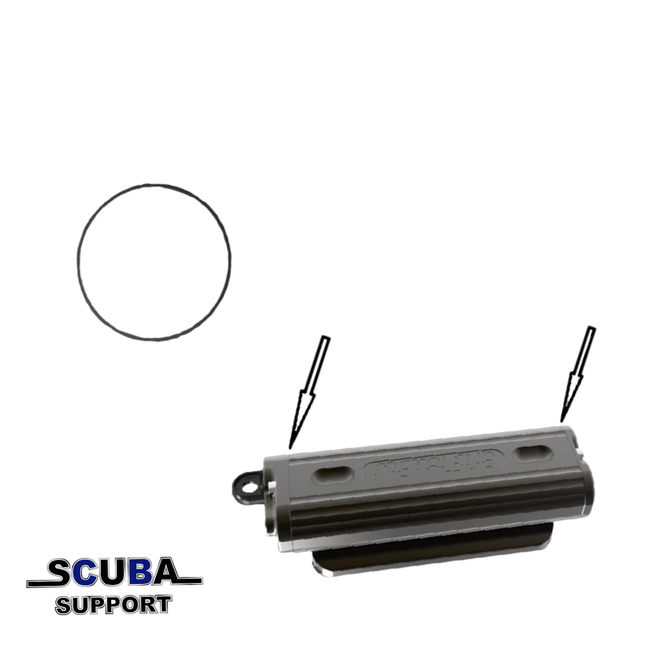 Metalsub O-ring lid battery pack metalsub