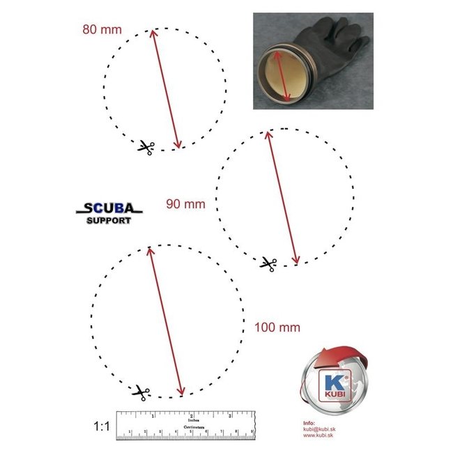 Kubi Dry Gloves ringsystem
