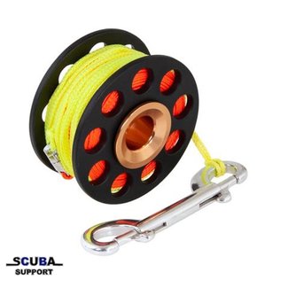 Tecline Spool 15 mtr with spinner and SS 100mm double ender