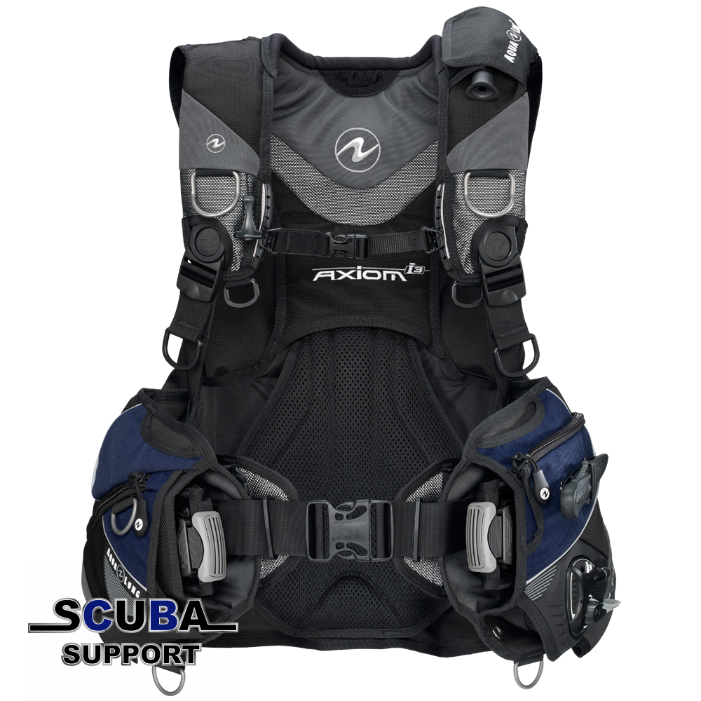 Axiom i3 Black/Navy/Grey Trimvest - Scuba Support