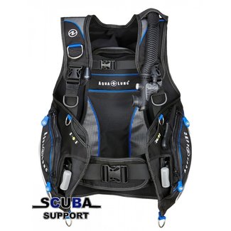 Aqua Lung Pro HD Black/Charcoal/Blue BCD