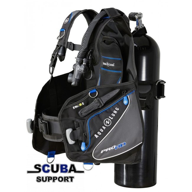 Aqua Lung Pro HD Black/Charcoal/Blue Trimvest