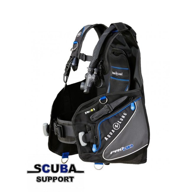 Aqua Lung Pro HD Black/Charcoal/Blue BCD