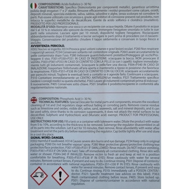 Look Clear Regulator Ontkalker / Descaler voor in Ultrasoonbad