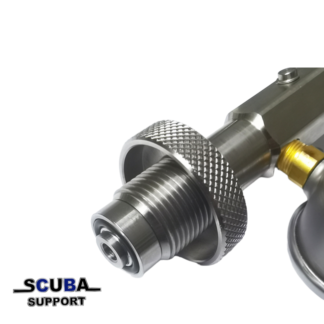 Scuba Support PCP fill adapter metal (hoseless)