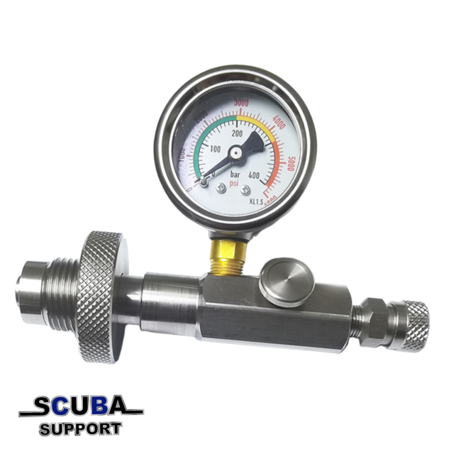 Scuba Support PCP vuladapter metaal (hoseless)