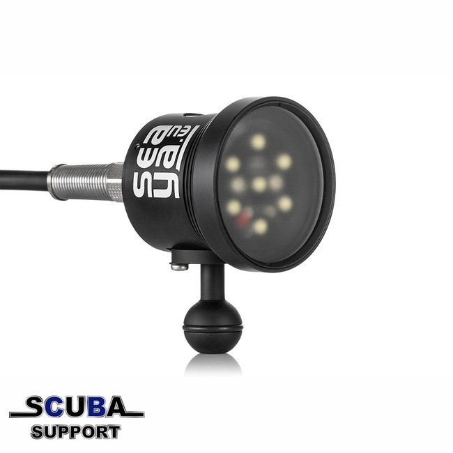 Seaya LED 70W VIDEO Duiklamp + 41.4Ah Li-Ion accu,  12V6A lader
