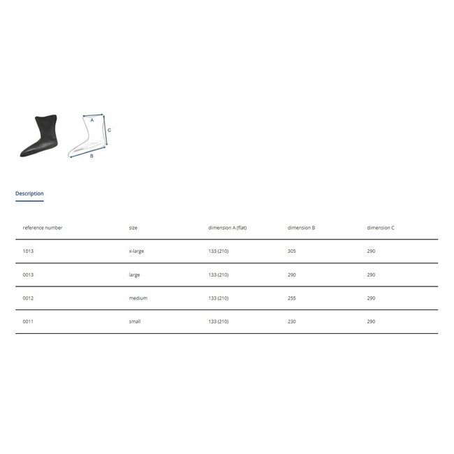 Seamtite Latex Droogpak sok (3D)
