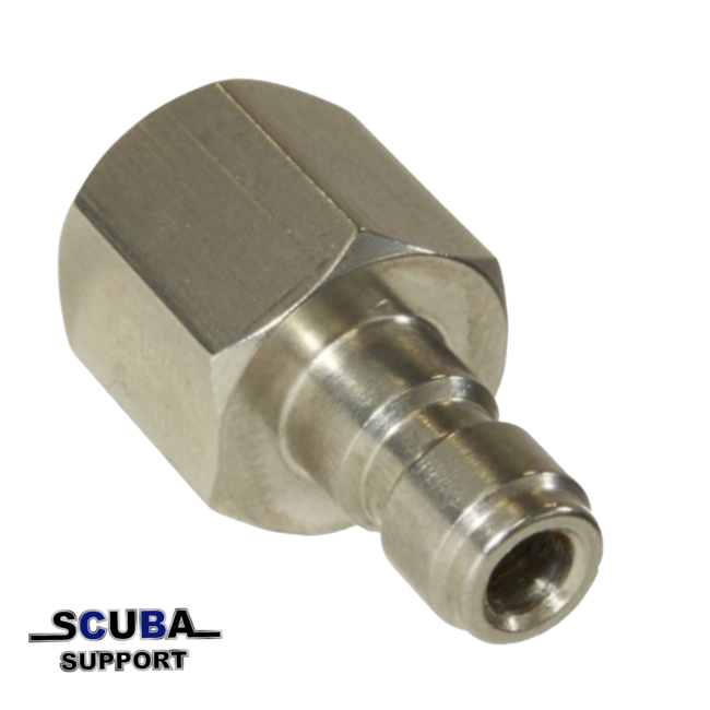 Scuba Support PCP quick connector Foster Male Adapter 1/8 BSP Stainless