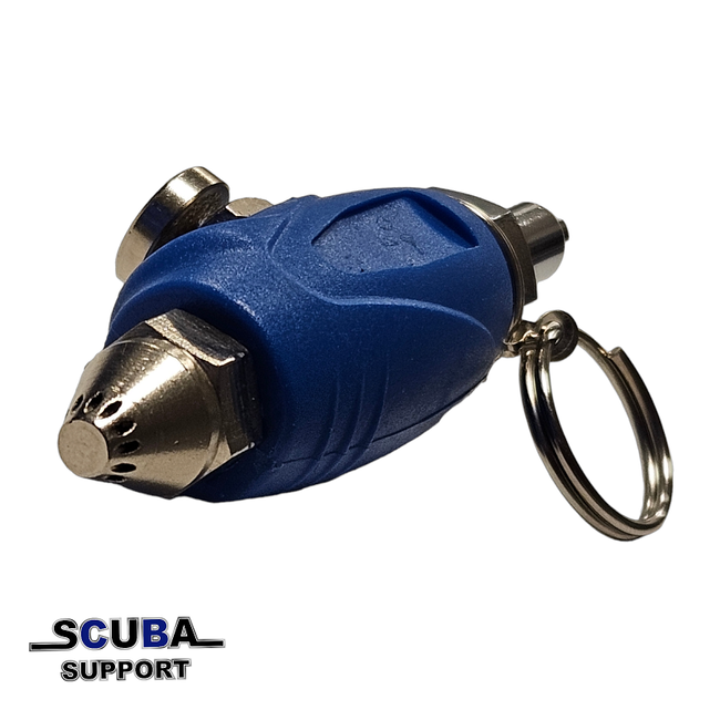 Scuba Support Airgun for inflator hose - Blue