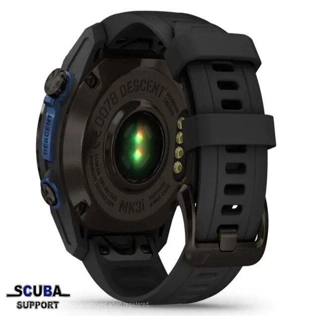 Garmin Descent Mk3i Siliconen Band Black 43mm Polscomputer