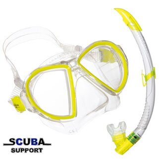 Aqua Lung Mask and Snorkel Set Combo Duetto LX