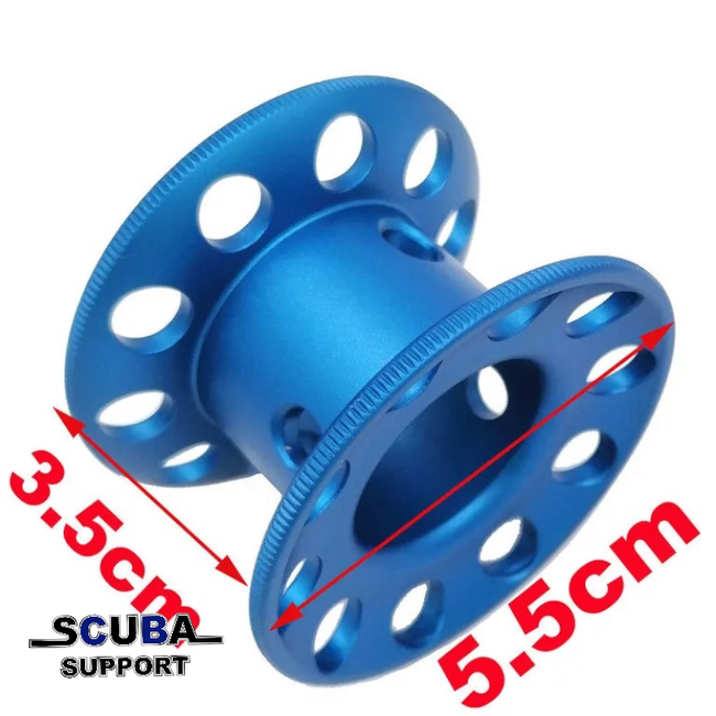 Scuba Support Aluminium spool 15 Blue