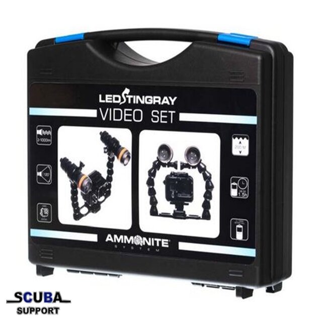Ammonite System Duiklamp AS Led Stingray Mark II video set